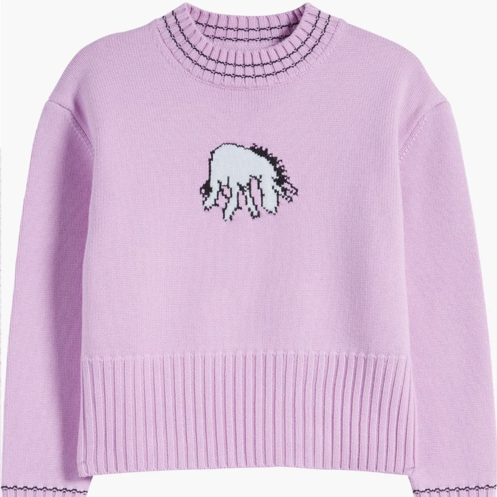 CONNOR MCKNIGHT x Disney Eeyore Intarsia Merino Wool Sweater (NWOT) - Picture 3 of 6